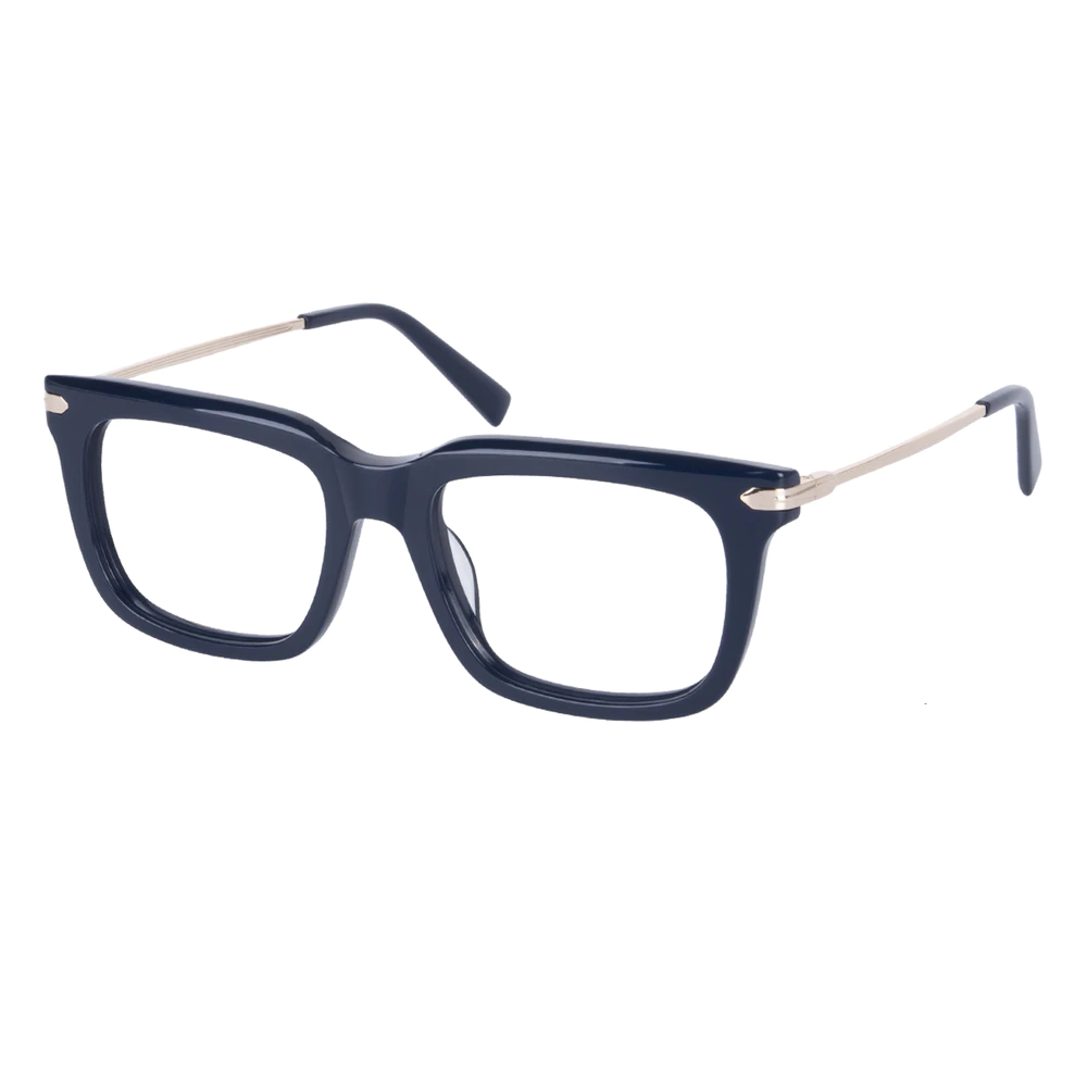 Rectangle Blue Eyeglasses