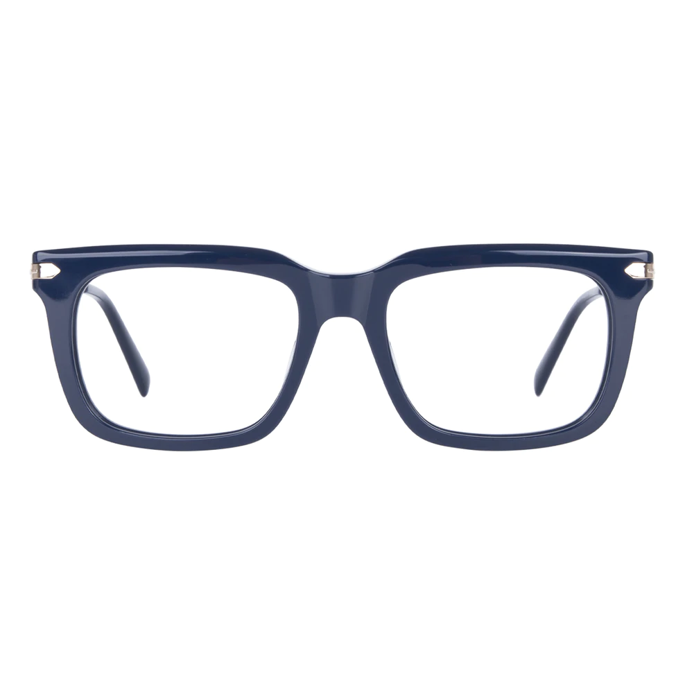 Rectangle Blue Eyeglasses