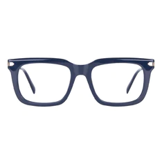 Rectangle Blue Eyeglasses