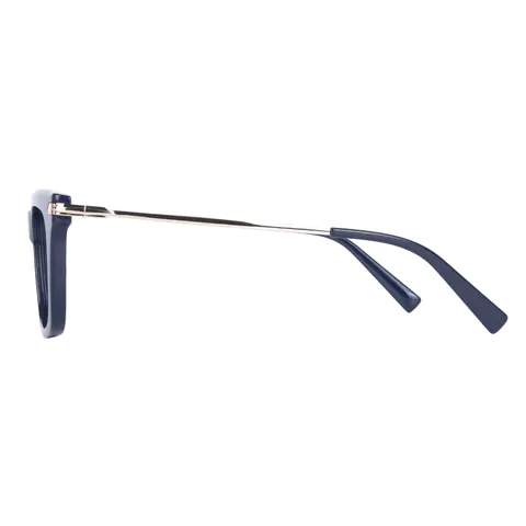 Rectangle Blue Eyeglasses