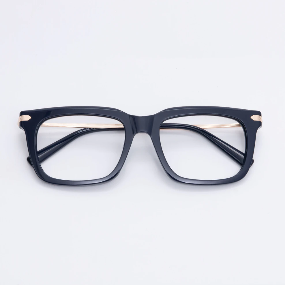 Rectangle Blue Eyeglasses