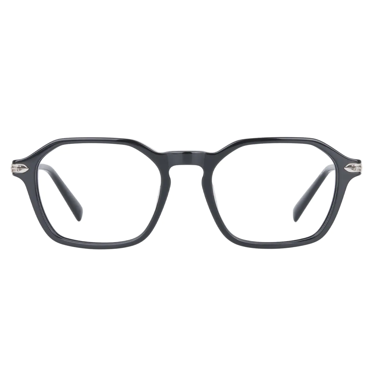 Geometric Black Eyeglasses