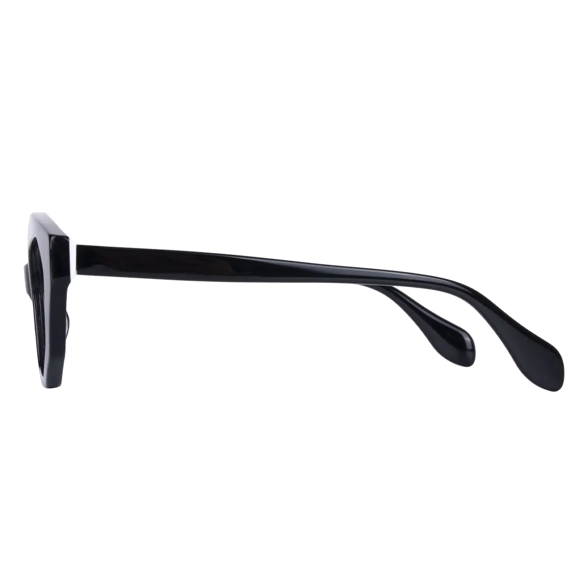 Geometric Black Eyeglasses
