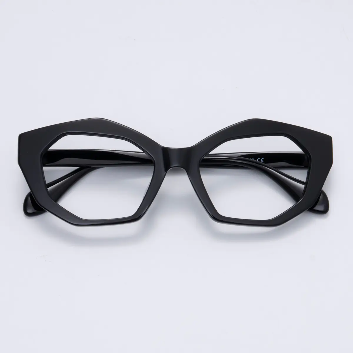 Geometric Black Eyeglasses