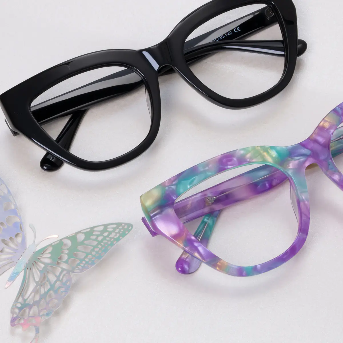 Cat-eye Black Eyeglasses