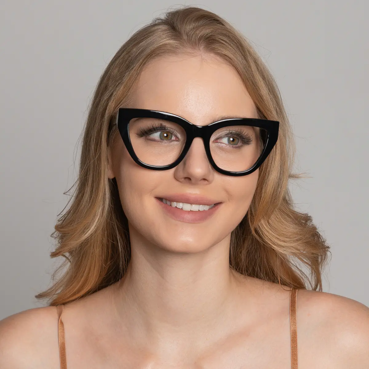 Cat-eye Black Eyeglasses