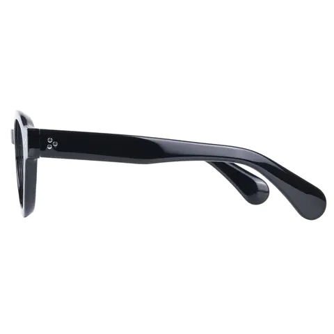 Round Black Eyeglasses