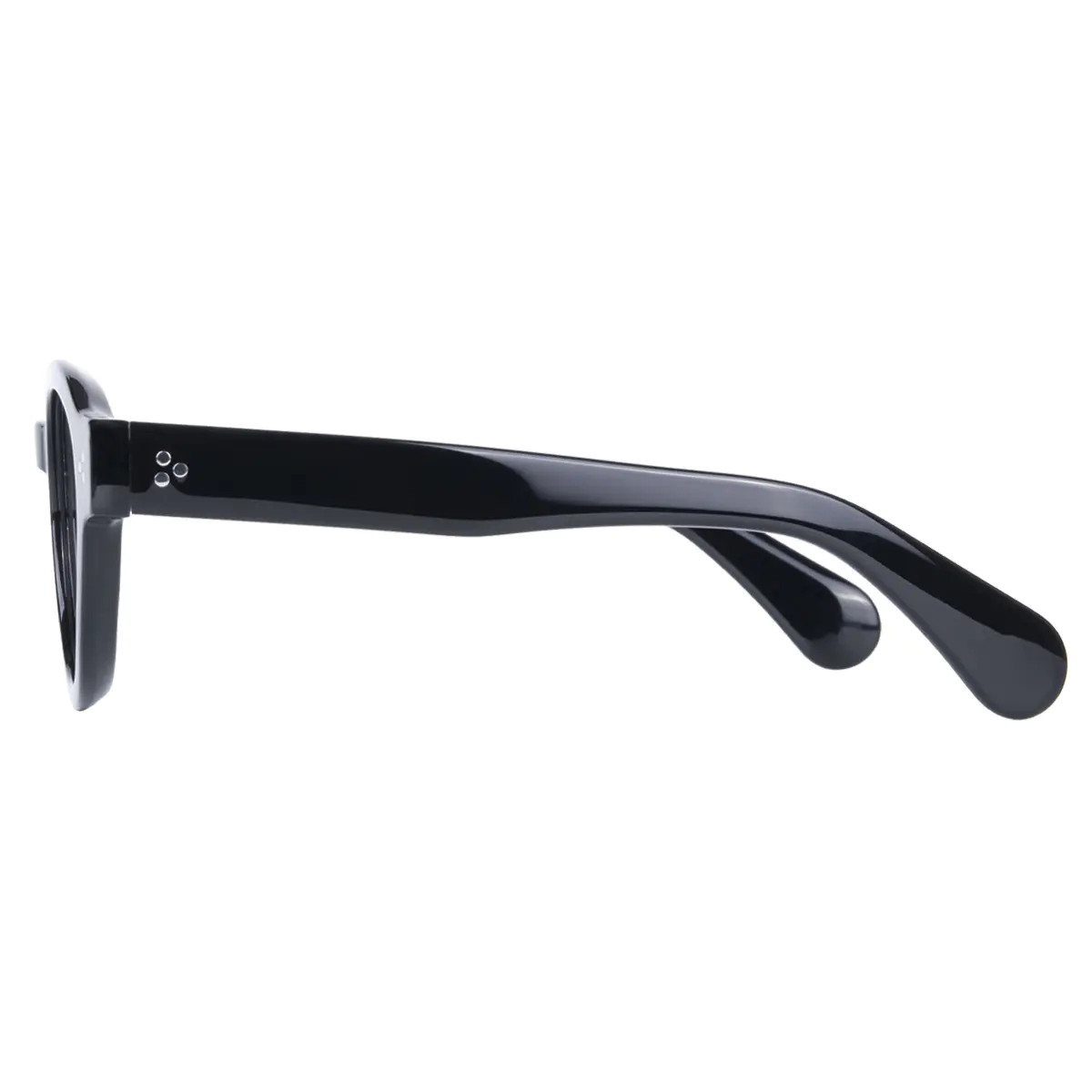 Round Black Eyeglasses