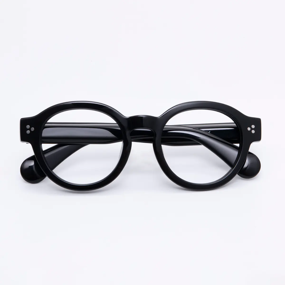 Round Black Eyeglasses