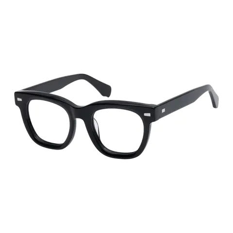 Square Black Eyeglasses