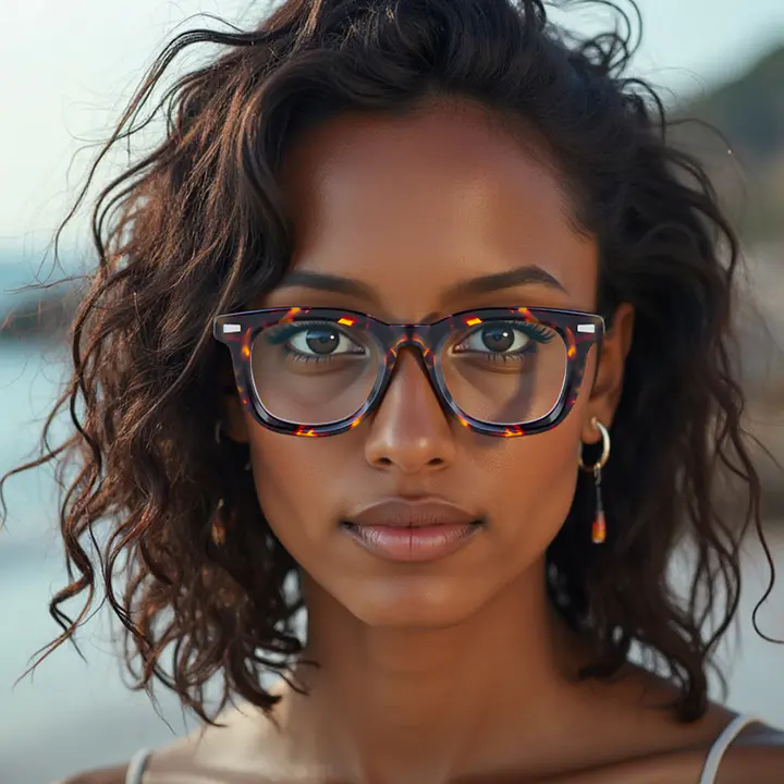 Square Tortoiseshell Glasses