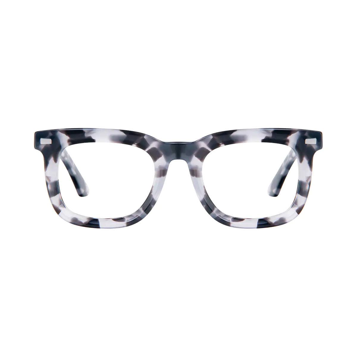 Square Ivory Tortoiseshell Eyeglasses