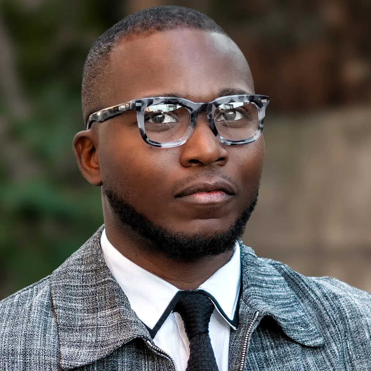 Square Ivory Tortoiseshell