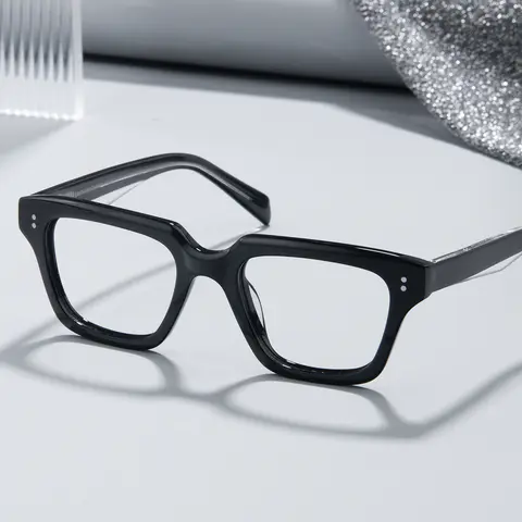Rectangle Black Eyeglasses