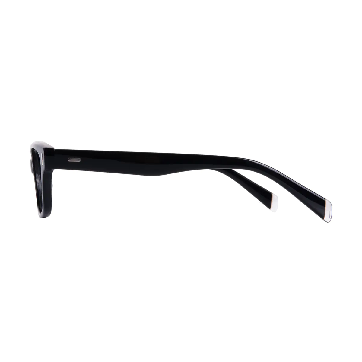 Oval Black Eyeglasses