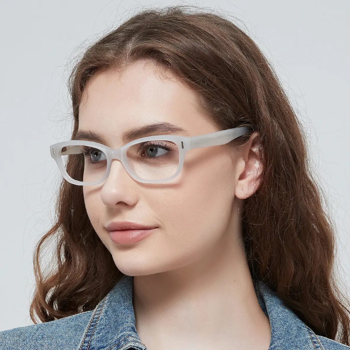 Oval Clear Eyeglasses