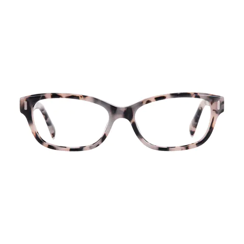 Oval Pink Tortoiseshell Eyeglasses