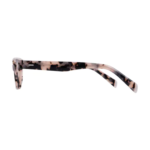 Oval Pink Tortoiseshell Eyeglasses