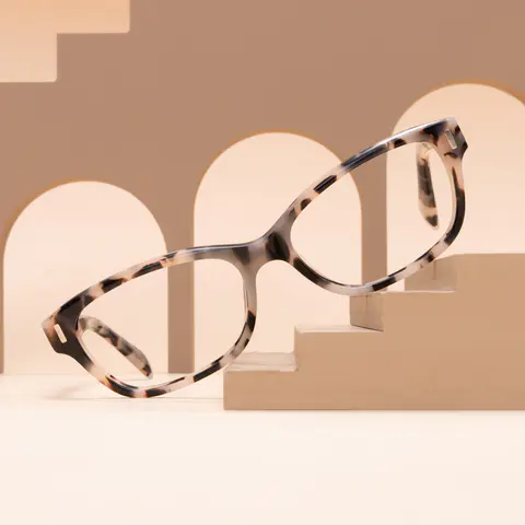 Oval Pink Tortoiseshell Eyeglasses