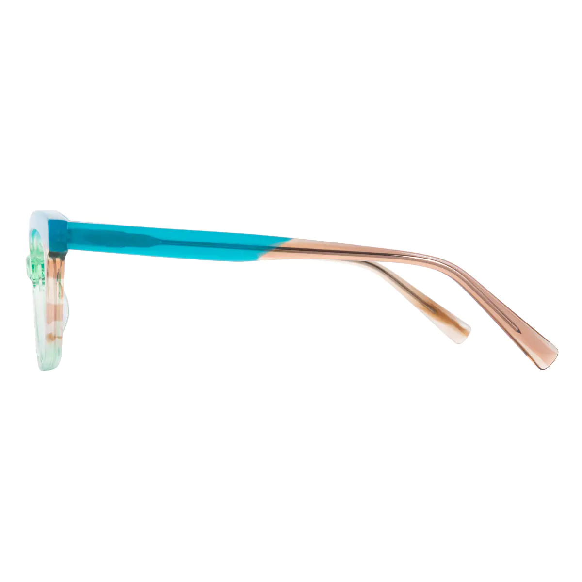 Cat-eye Blue/Green Eyeglasses