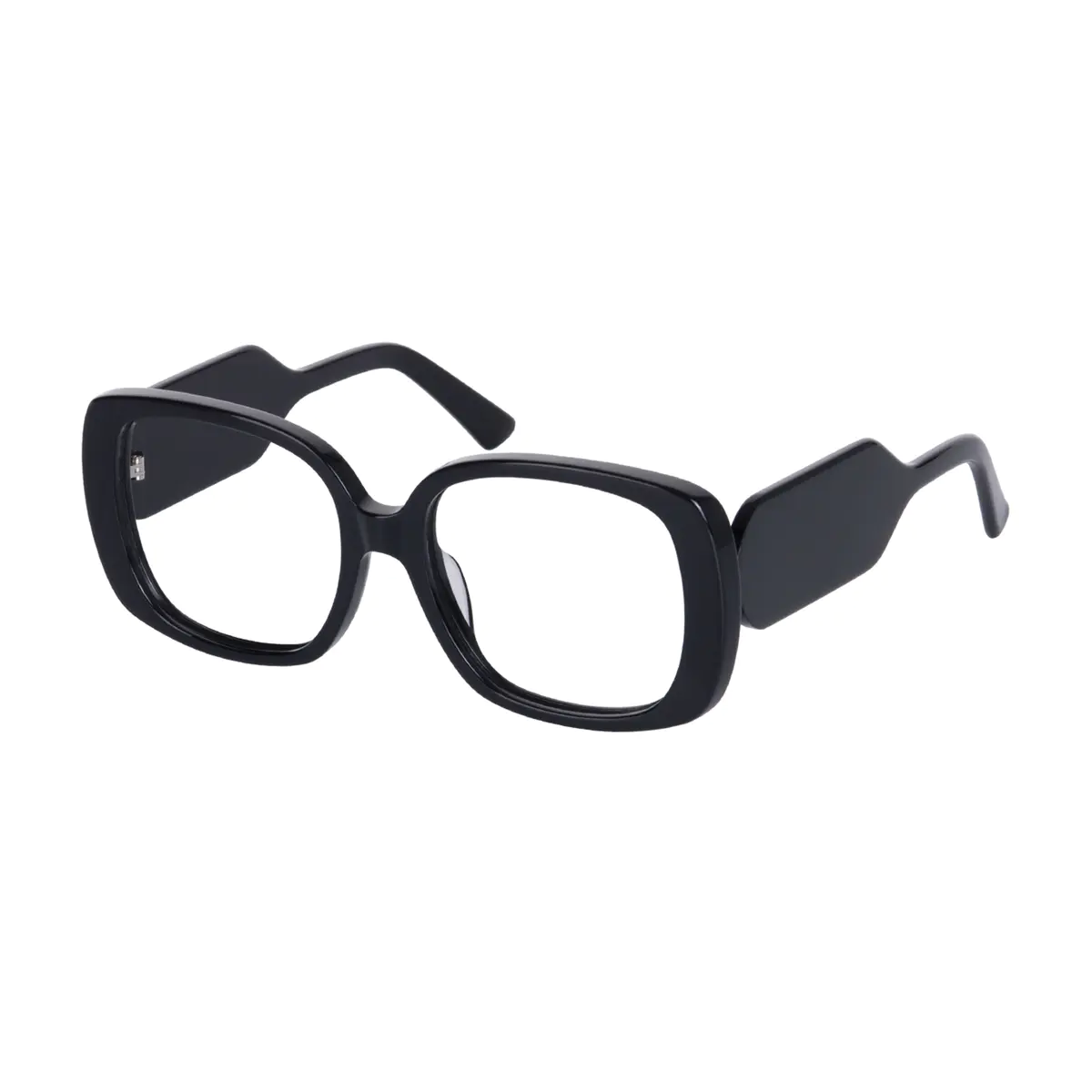 Square Black Eyeglasses