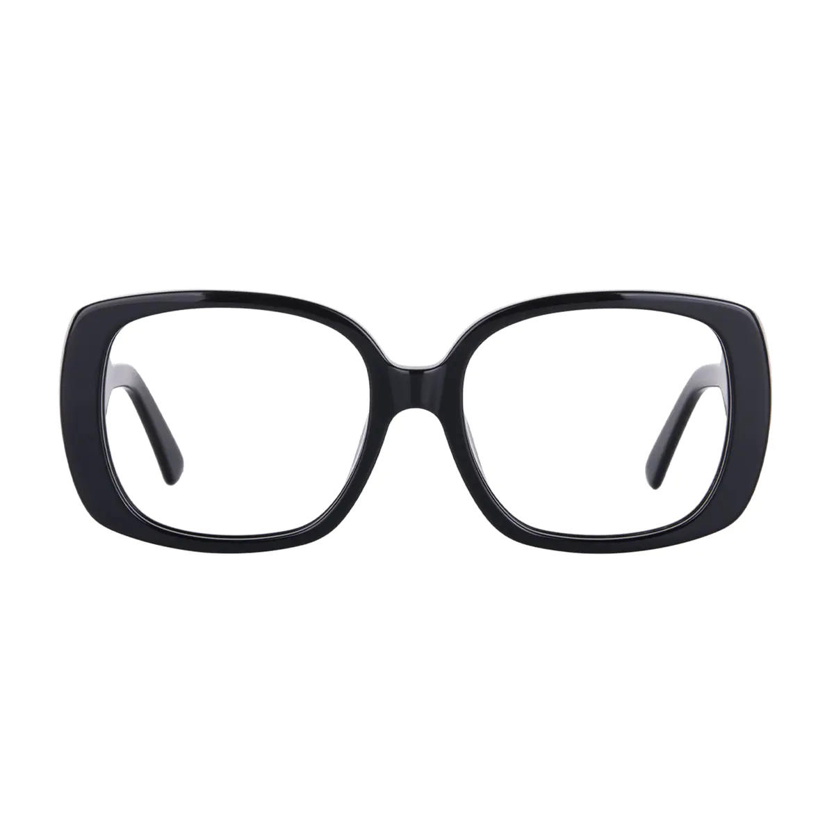 Square Black Eyeglasses