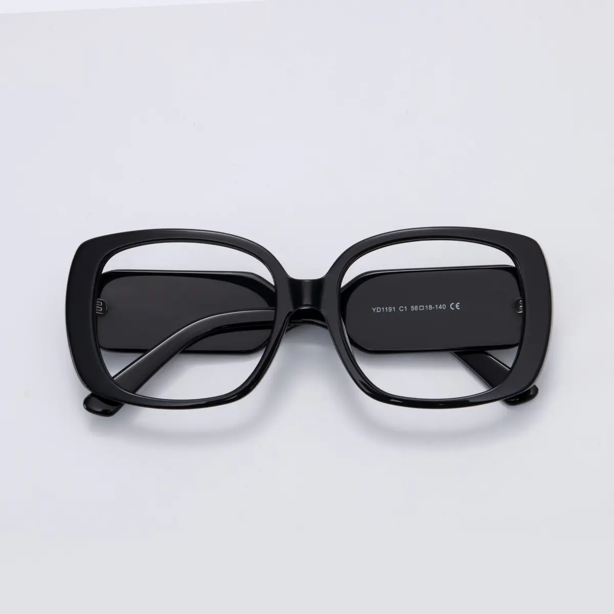 Square Black Eyeglasses
