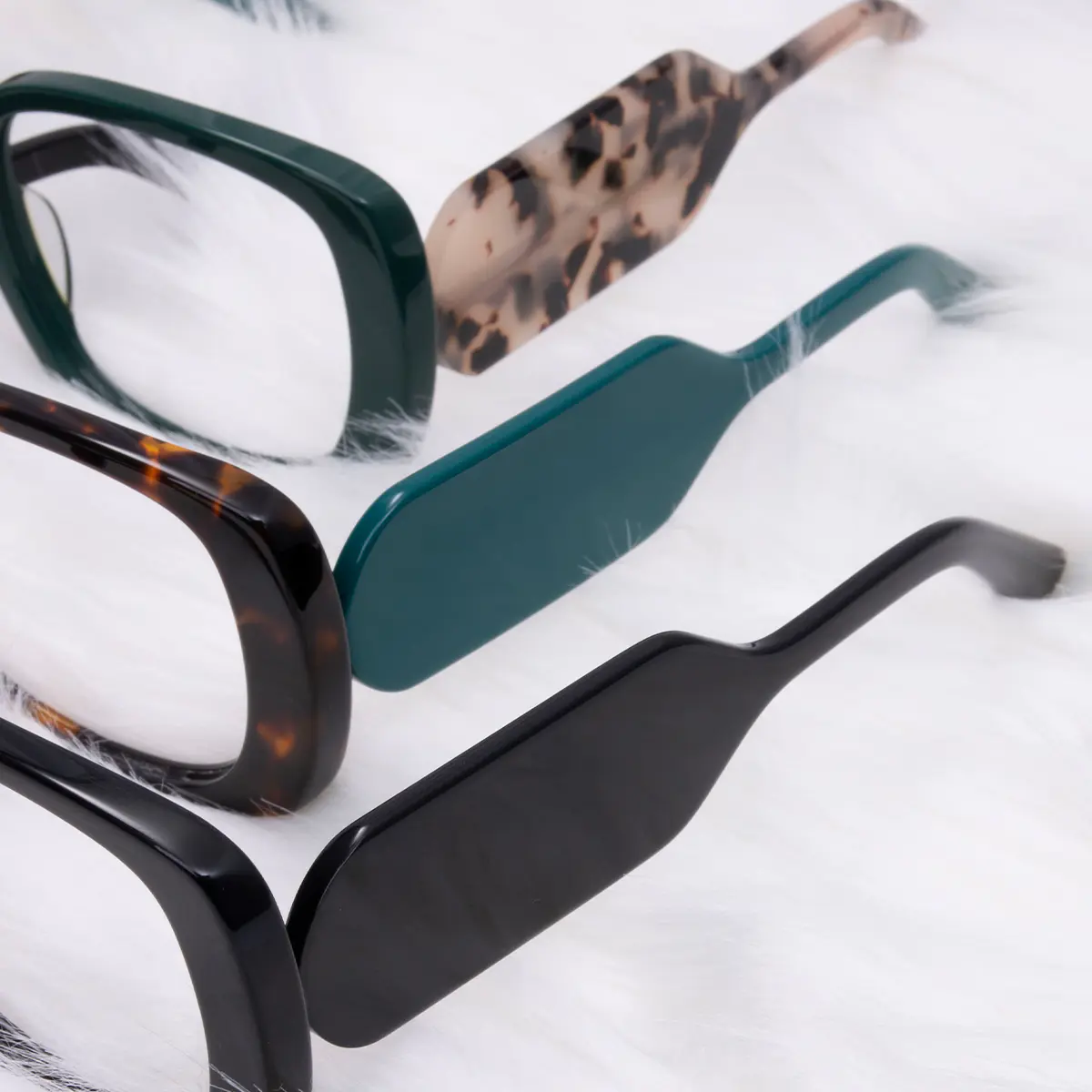 Square Black Eyeglasses