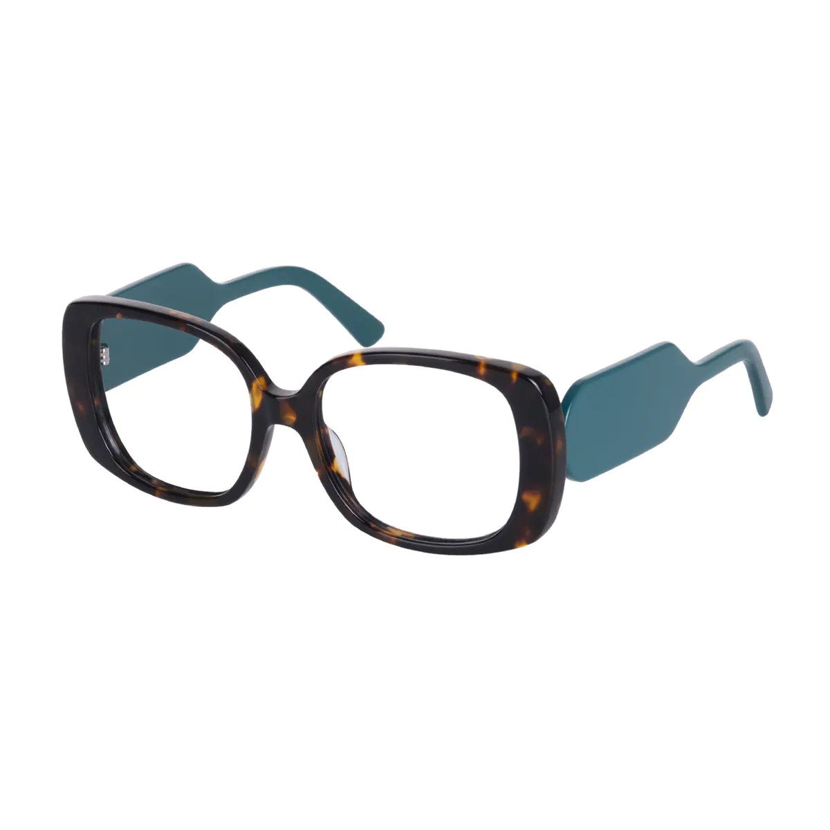 Square Tortoiseshell Eyeglasses