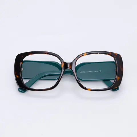 Square Tortoiseshell Eyeglasses