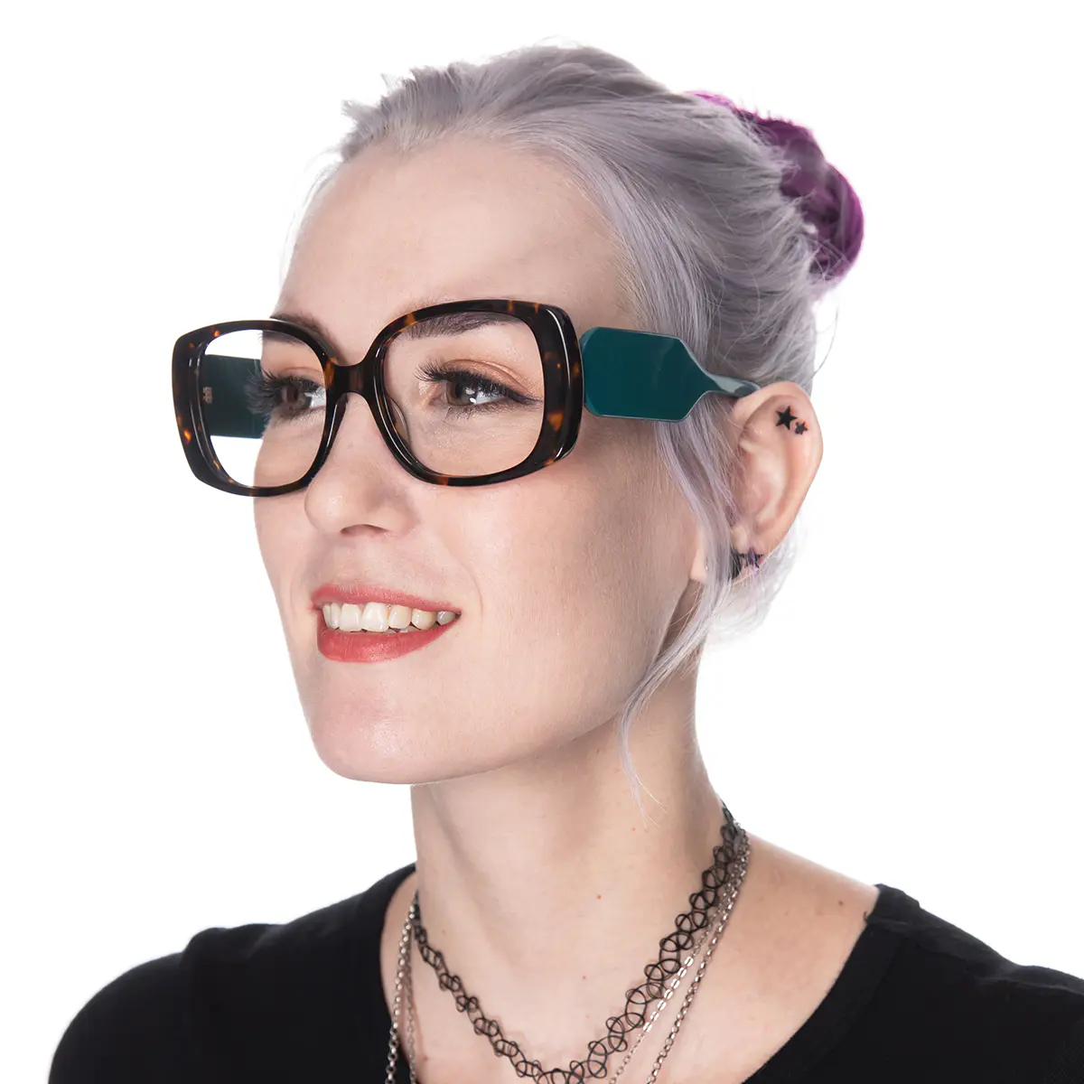 Square Tortoiseshell Eyeglasses