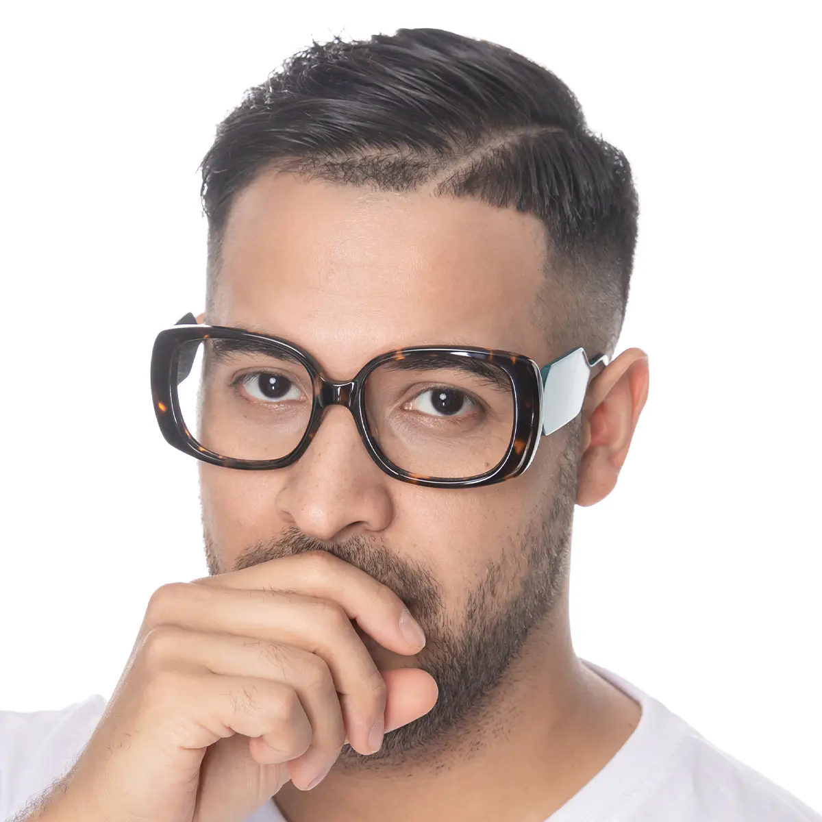 Square Tortoiseshell Eyeglasses