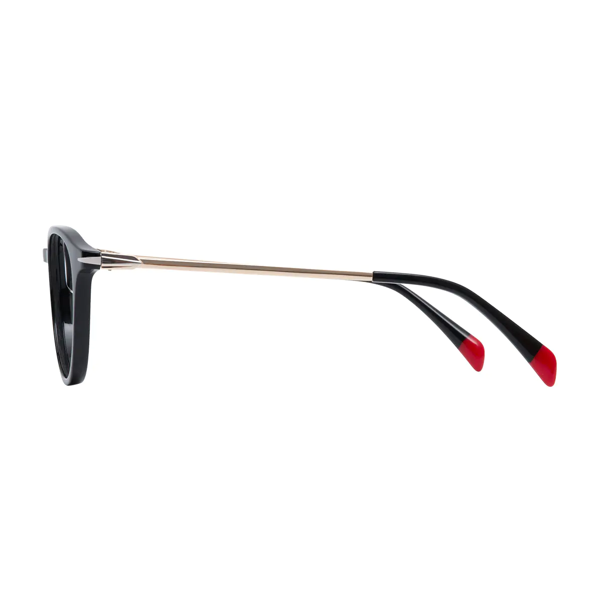 Oval Black Eyeglasses
