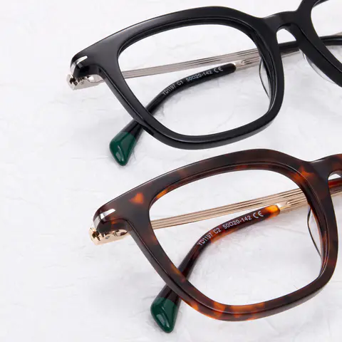 Square Black Eyeglasses