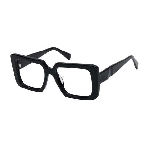 Square Black Eyeglasses