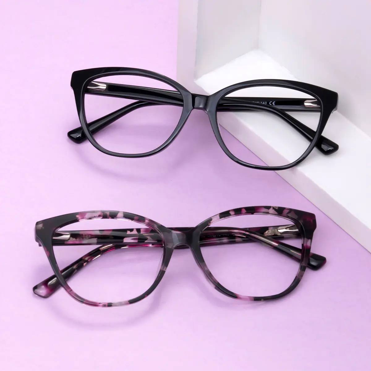 Cat-eye Black Eyeglasses