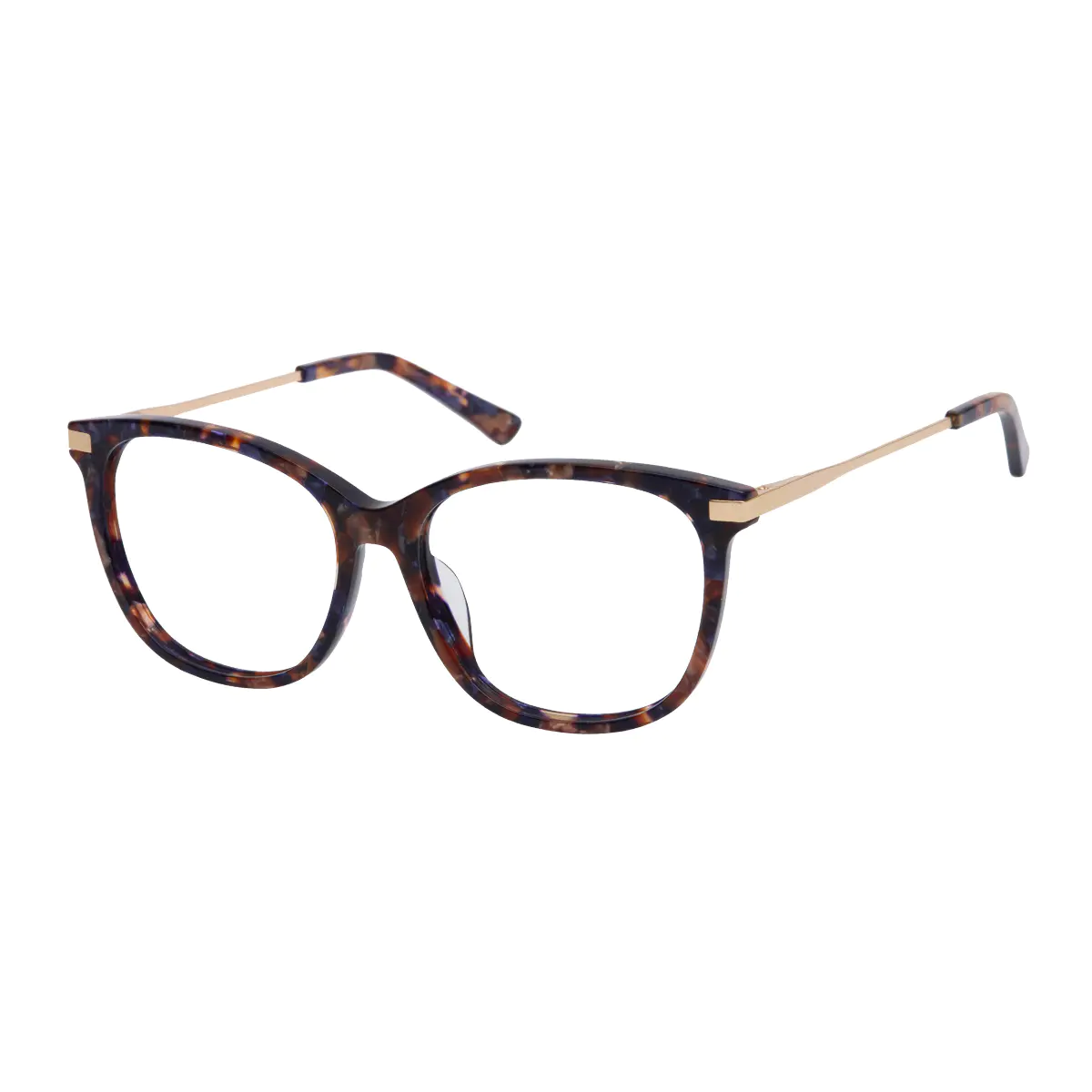 Rectangle Tortoiseshell Eyeglasses