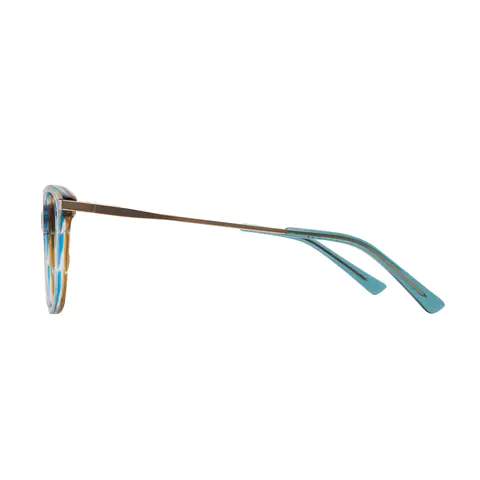 Rectangle Green Eyeglasses