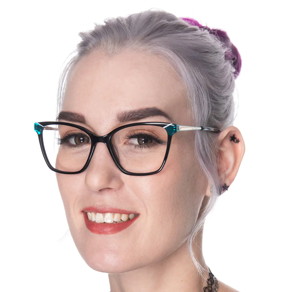 Cat-eye Black Eyeglasses