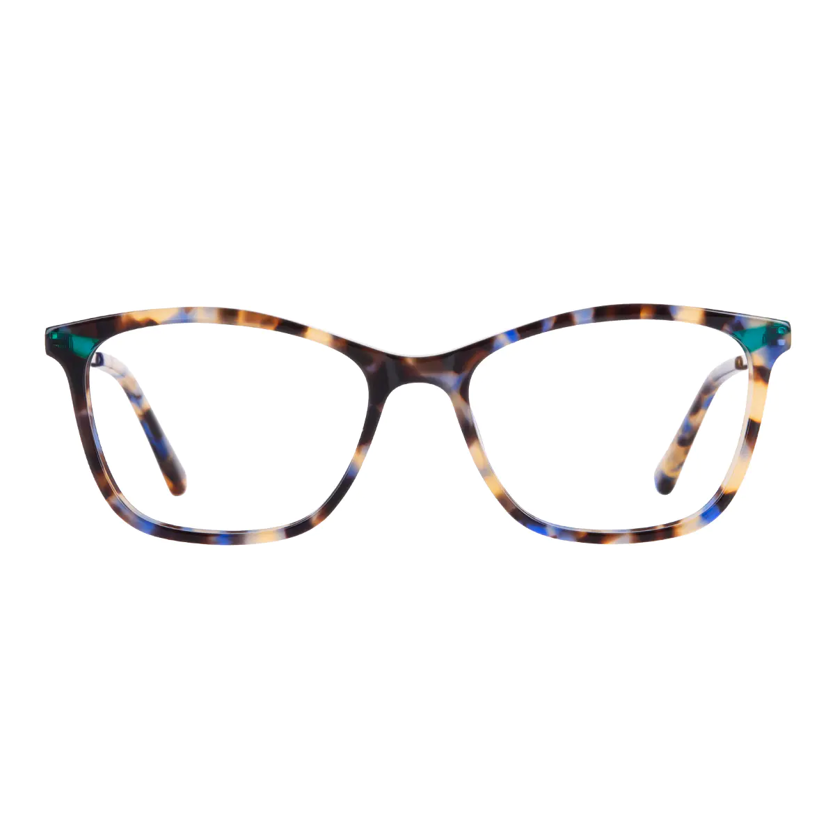 Rectangle Multicolor Eyeglasses