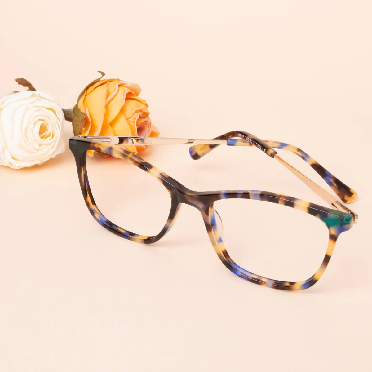 Rectangle Multicolor Eyeglasses