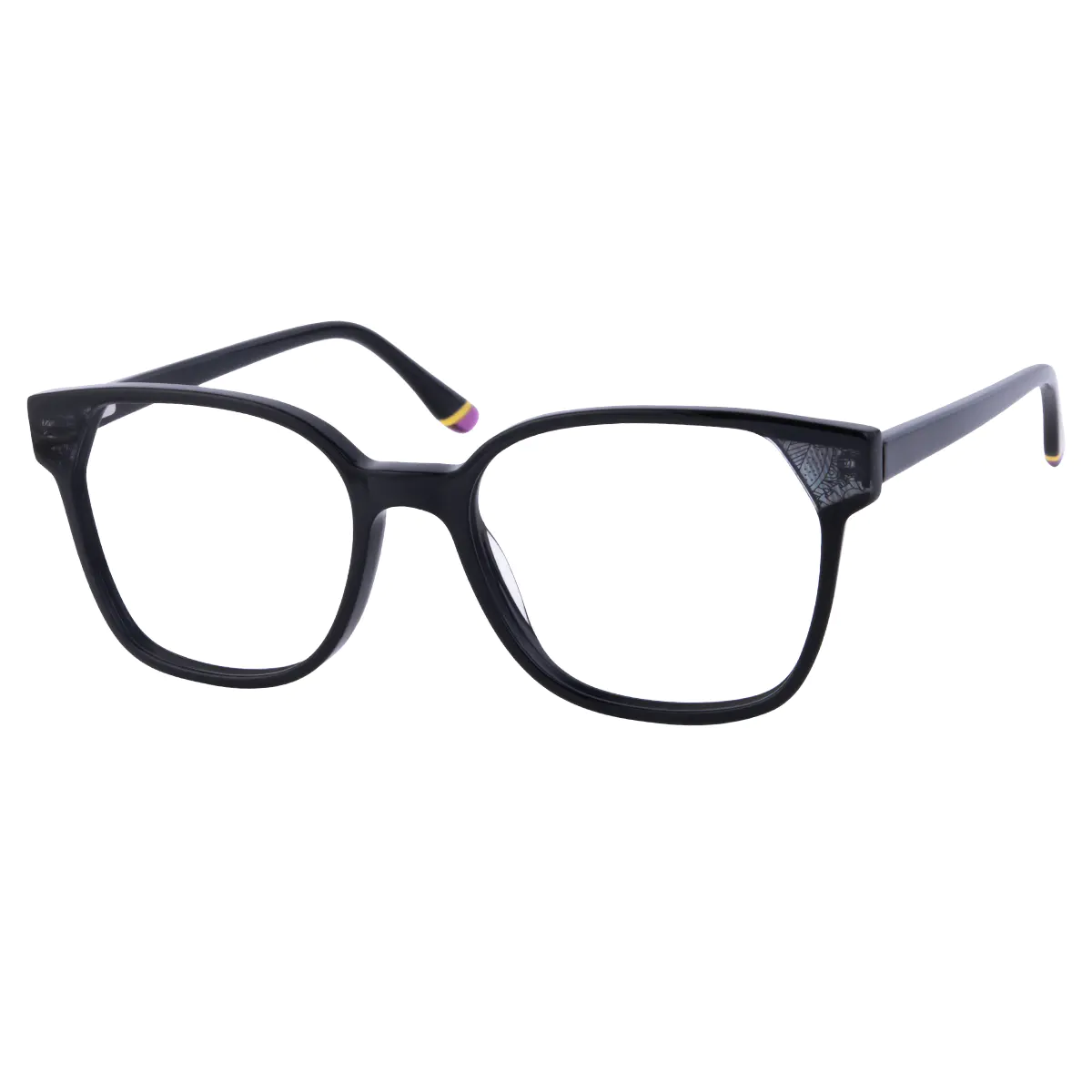 Square Black Eyeglasses