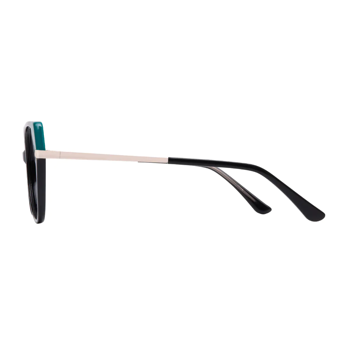 Geometric Black Eyeglasses