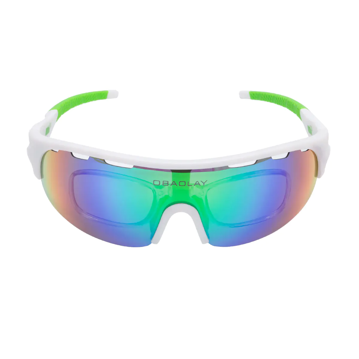 Rectangle White Eyeglasses