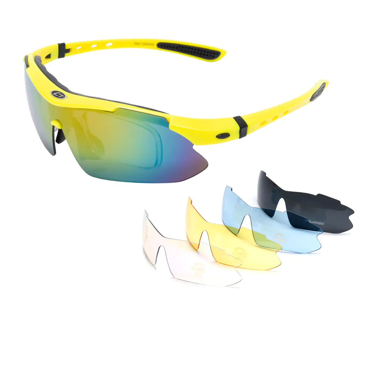 Rectangle Yellow Eyeglasses