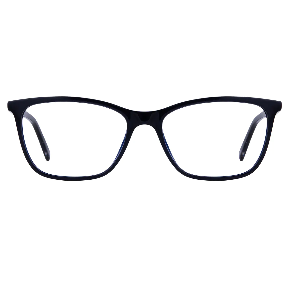 Rectangle Blue Eyeglasses