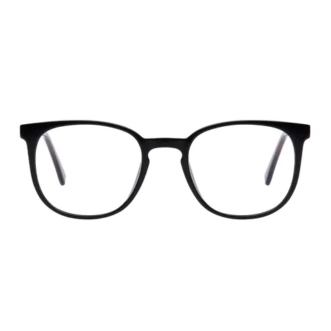 Round Black Eyeglasses