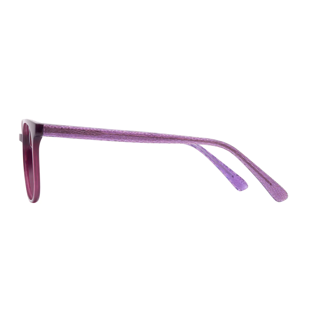 Round Purple Eyeglasses