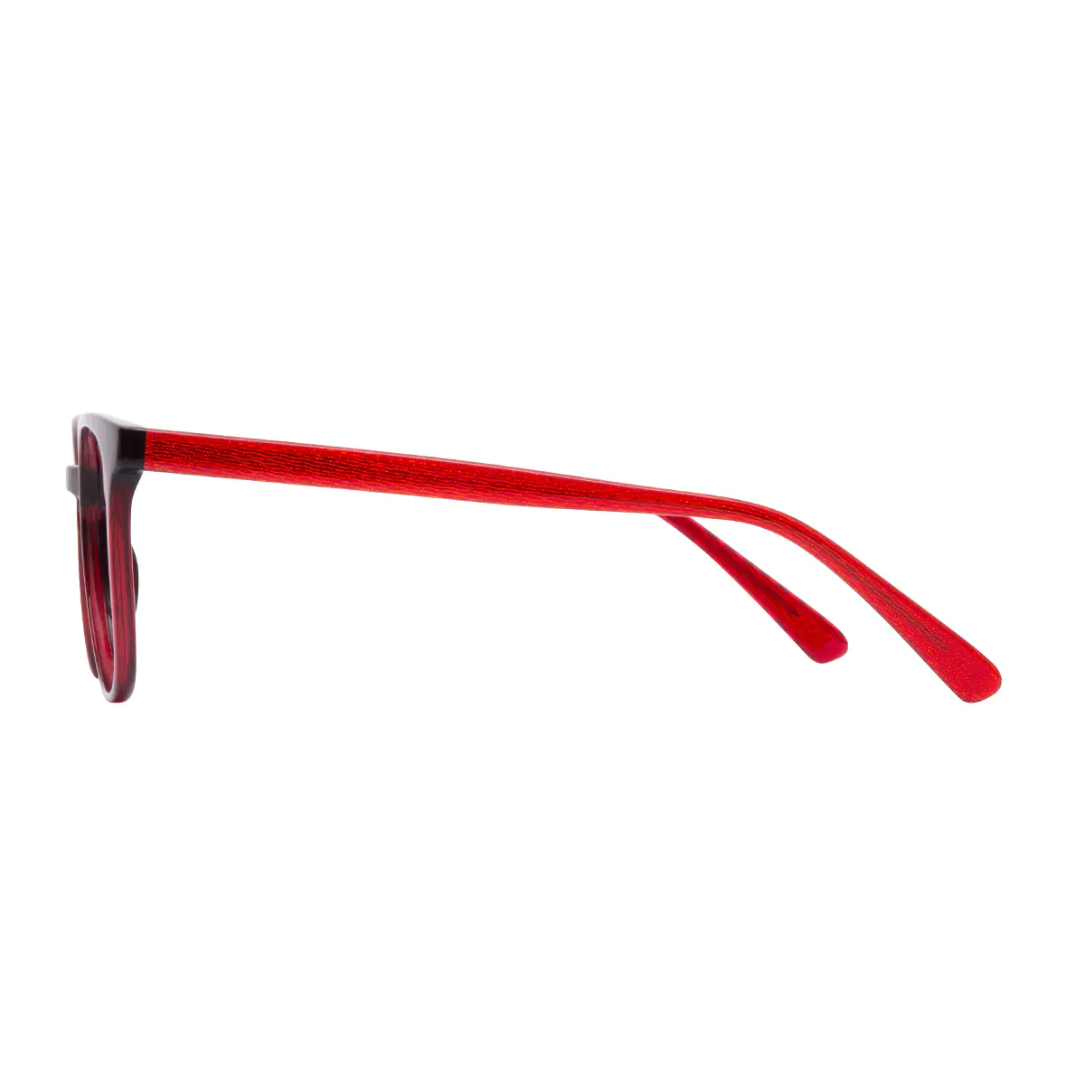Round Red Eyeglasses