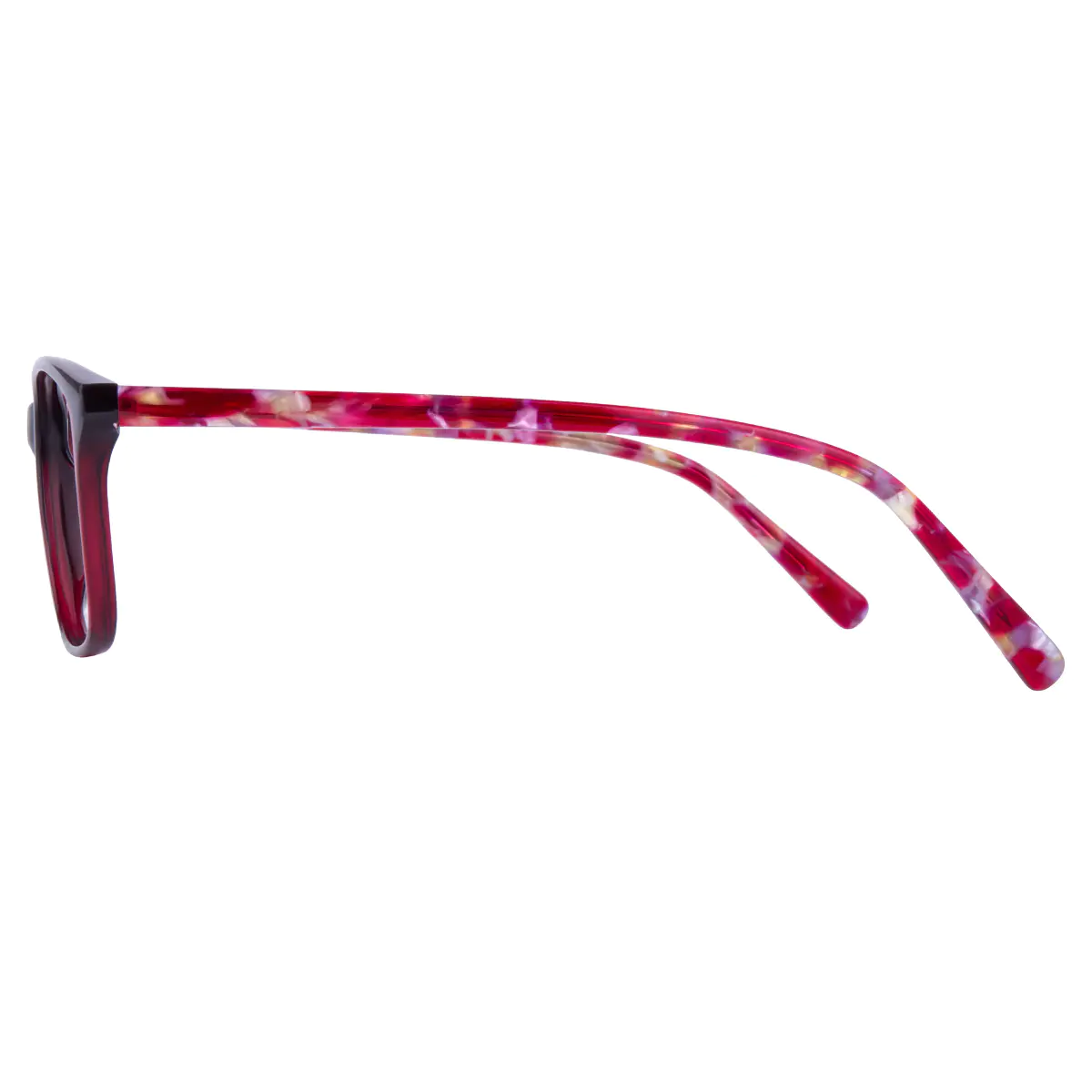 Rectangle Brown Eyeglasses